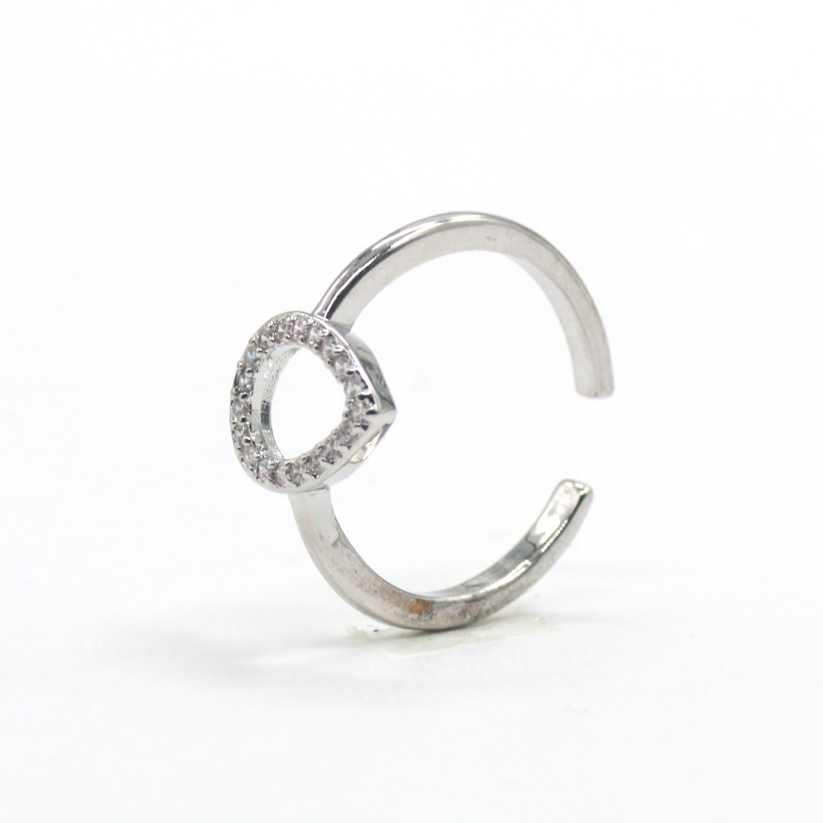 Anillo de circonitas de cobre 1 details Picture