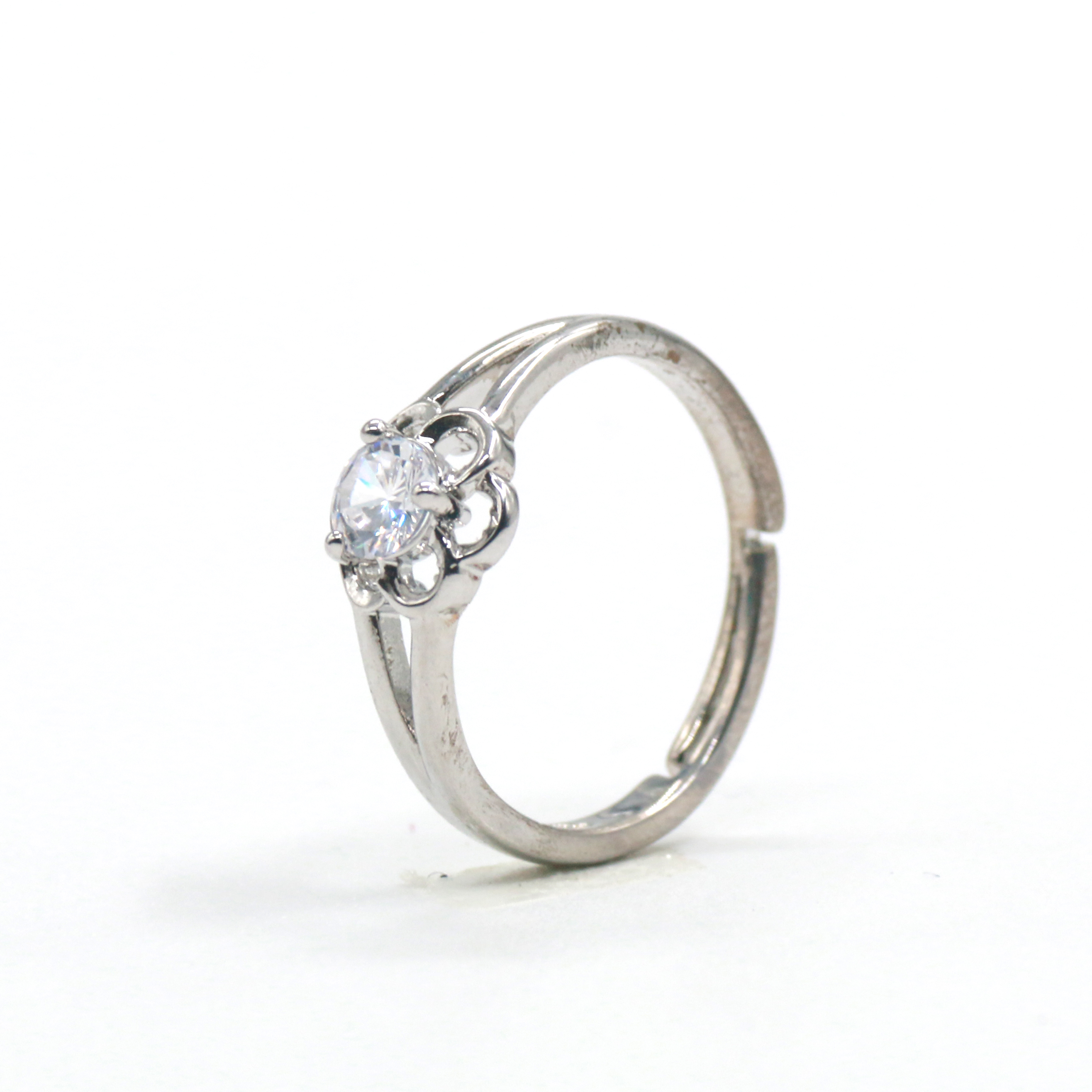 Anillo de circonitas de cobre 4 details Picture