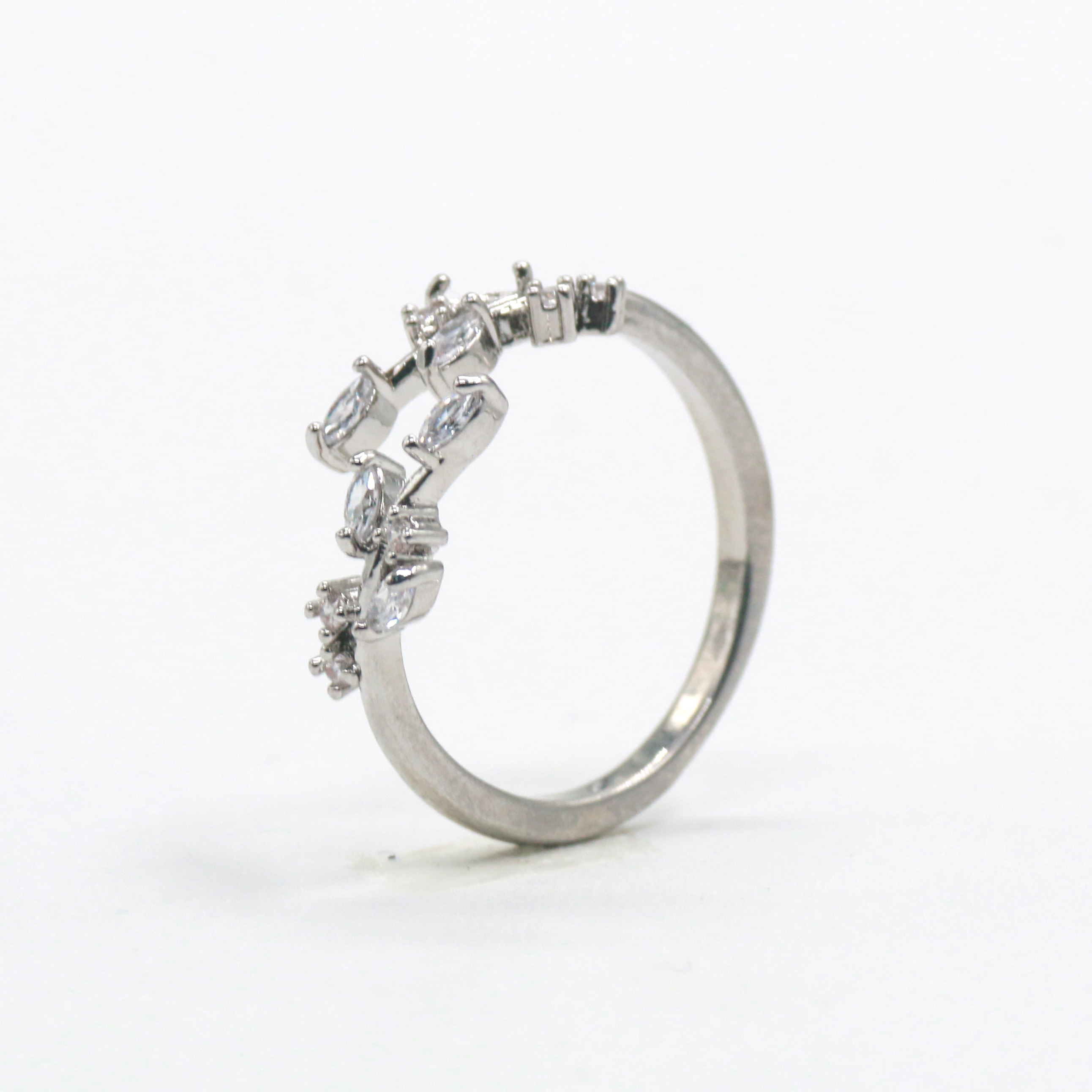 Anillo de circonitas de cobre 2 details Picture