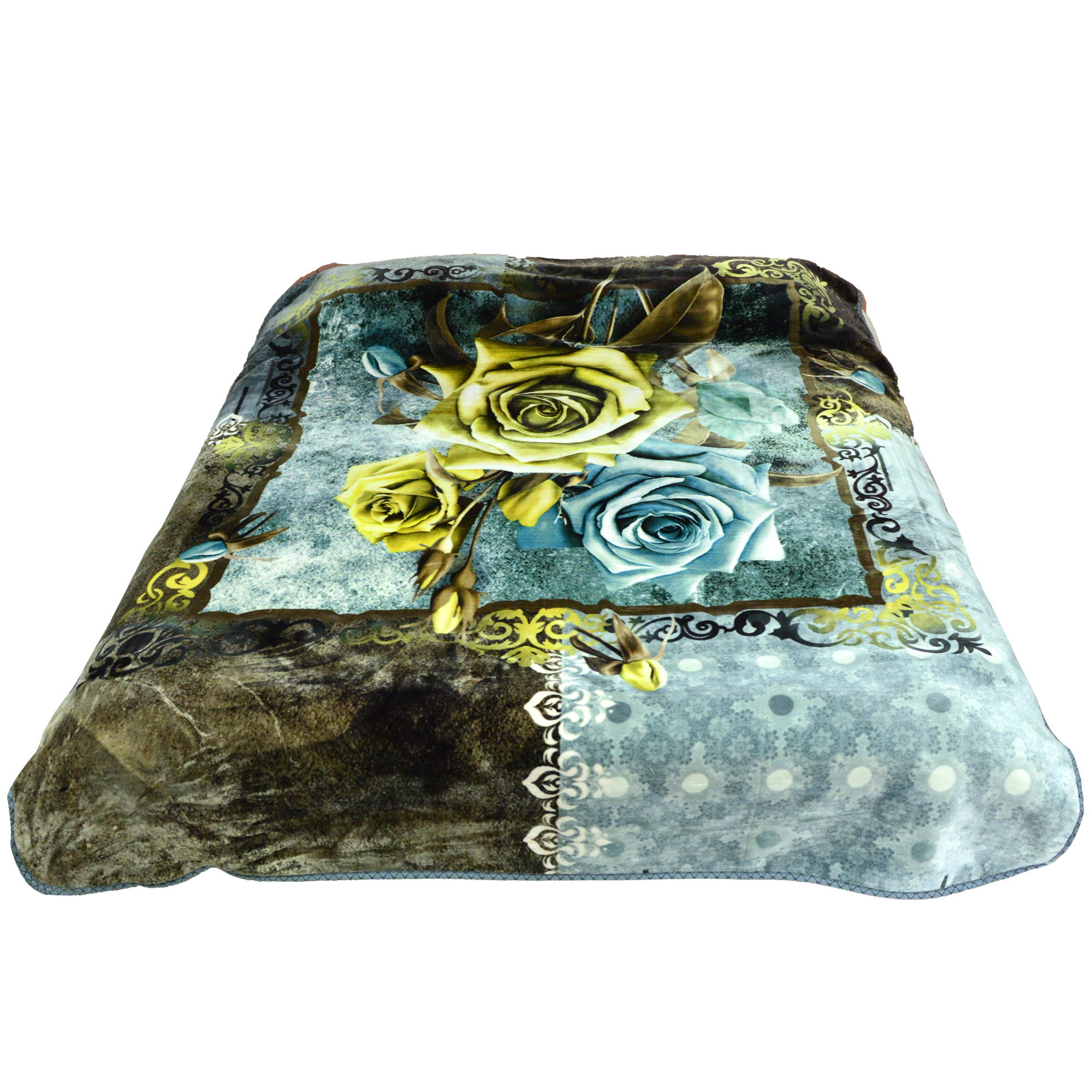 真爱毛毯 双层复合云毯AB面双面印花毛毯 超柔毛毯内销外贸专供毛毯加厚冬季毯子  库存毛毯