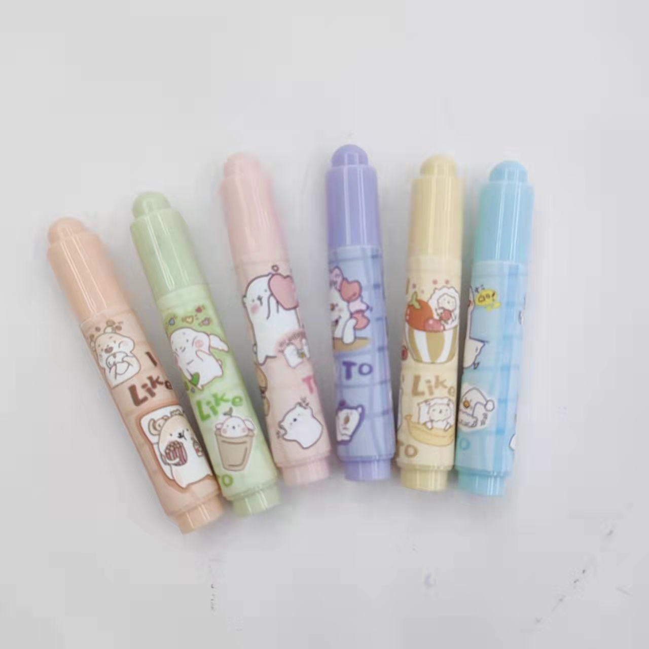 Mini highlighters can be spliced into color highlighters, student key marking pens, journal pens, and large-capacity drawing pens details Picture