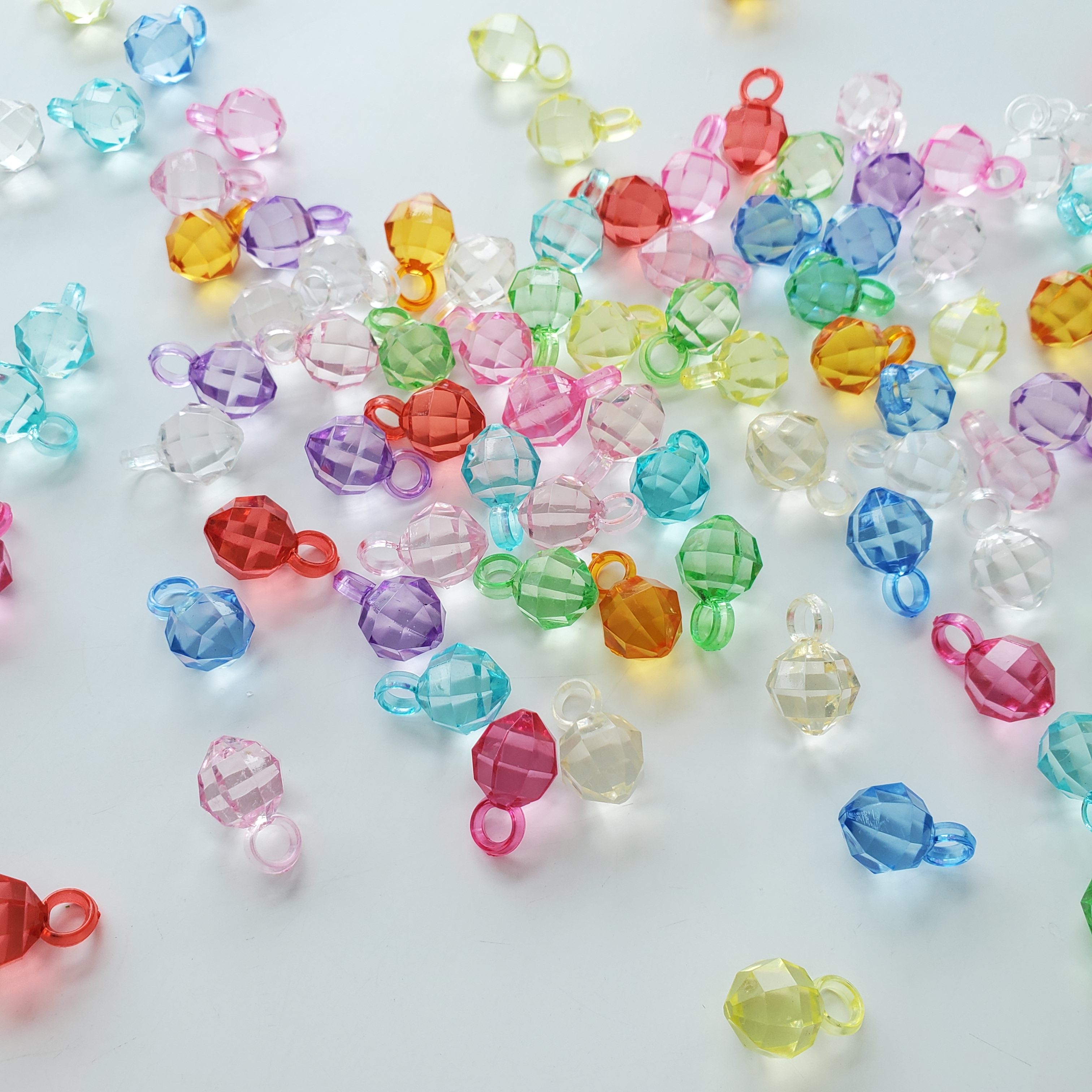 Chen Ming Accessories, cute 11.5mm cut round transparent pendant, ethnic costume headwear earrings, DIY accessories, complete package 640 pieces for sale Specification image
