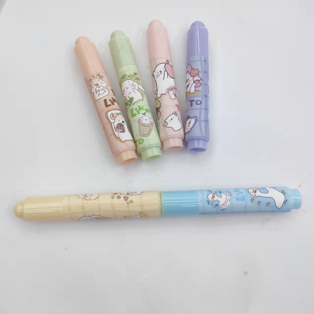 Mini highlighters can be spliced into color highlighters, student key marking pens, journal pens, and large-capacity drawing pens Specification image