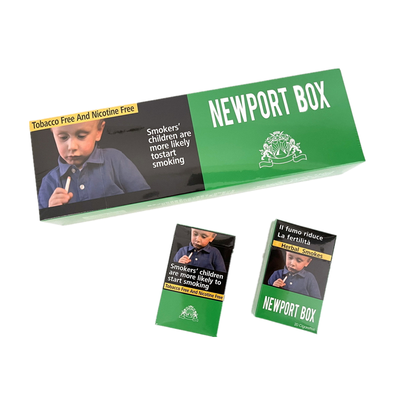 NEWPORT BOX新品茶烟健康茶制替烟品不含尼古丁粗支茶叶代烟品薄荷口味 详情图1