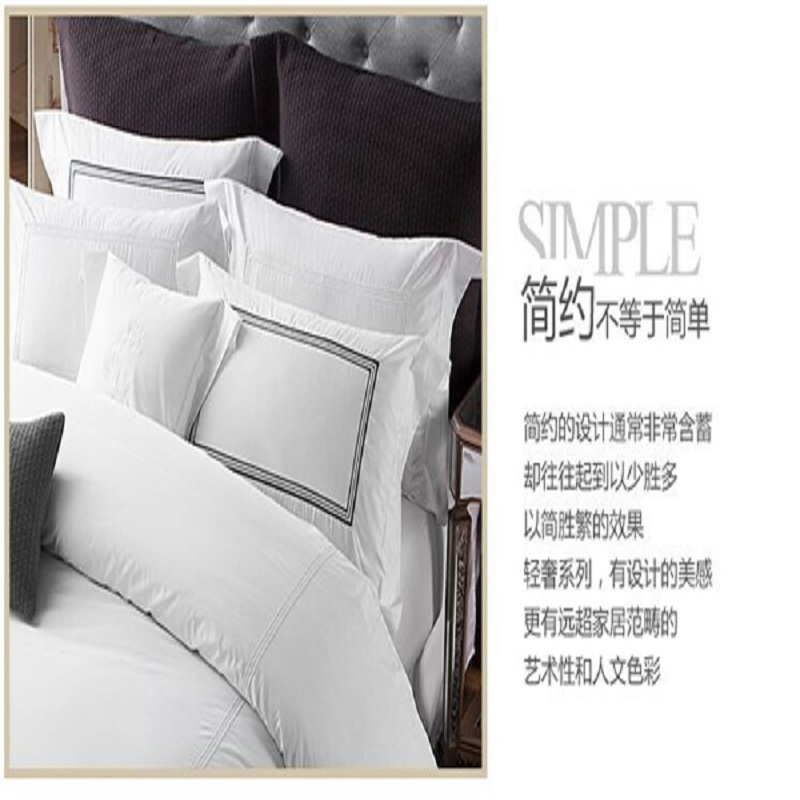 Baroque-style high-end HOTEL bedding, bed sheets and duvet covers, all-cotton 80-piece brocade six-piece set, smooth and silky, enjoy a healthy naked sleep pic 2