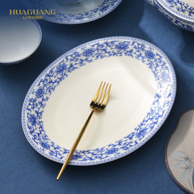 碗碟/碗套装/陶瓷套装/碗盘套装/陶瓷礼盒套装白底实物图