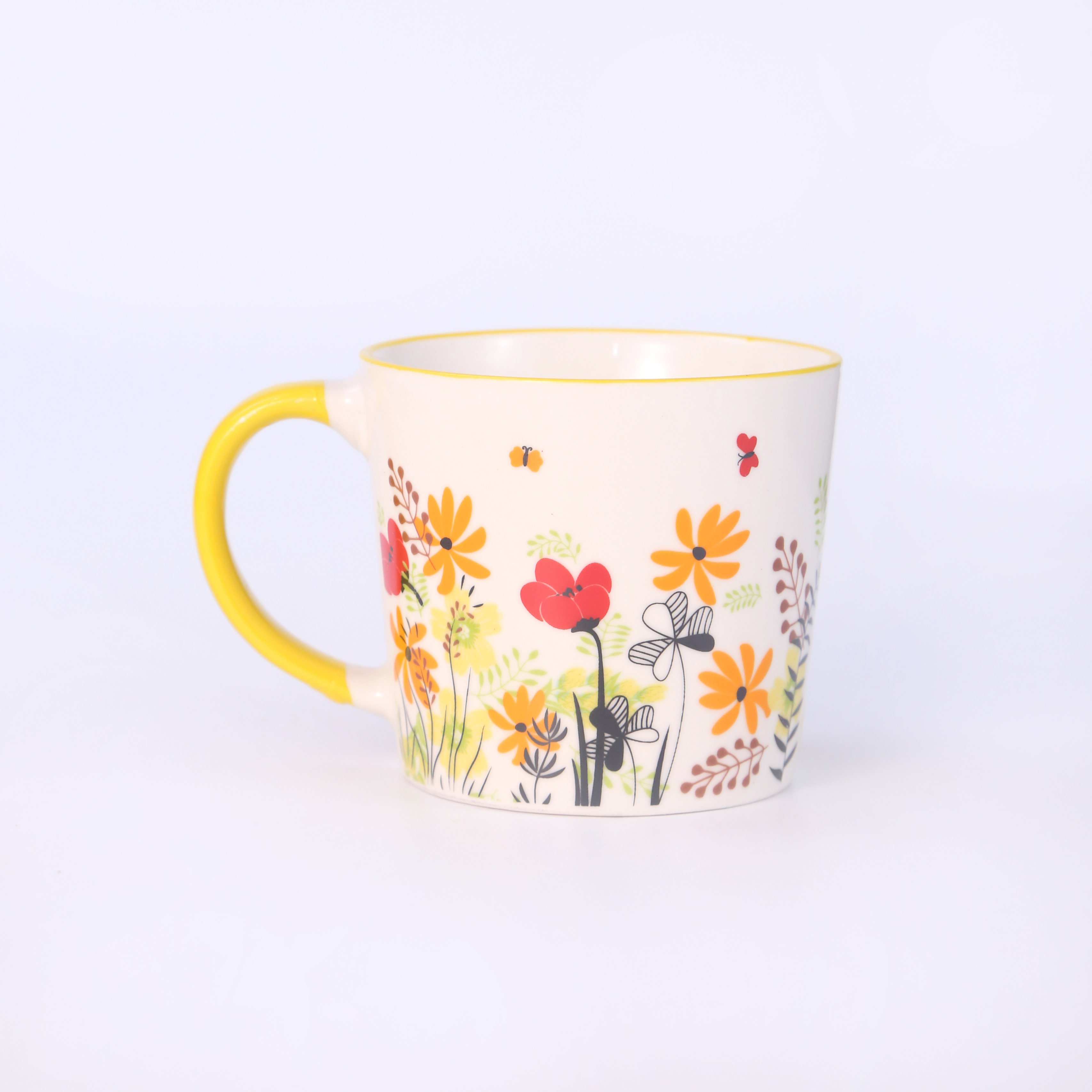 New ceramic cups, mugs, direct sales from foreign trade manufacturers, ins creative ceramic cups, trendy and cute water cups, covered spoons, pink mugs, student tea cups, coffee cups Specification image