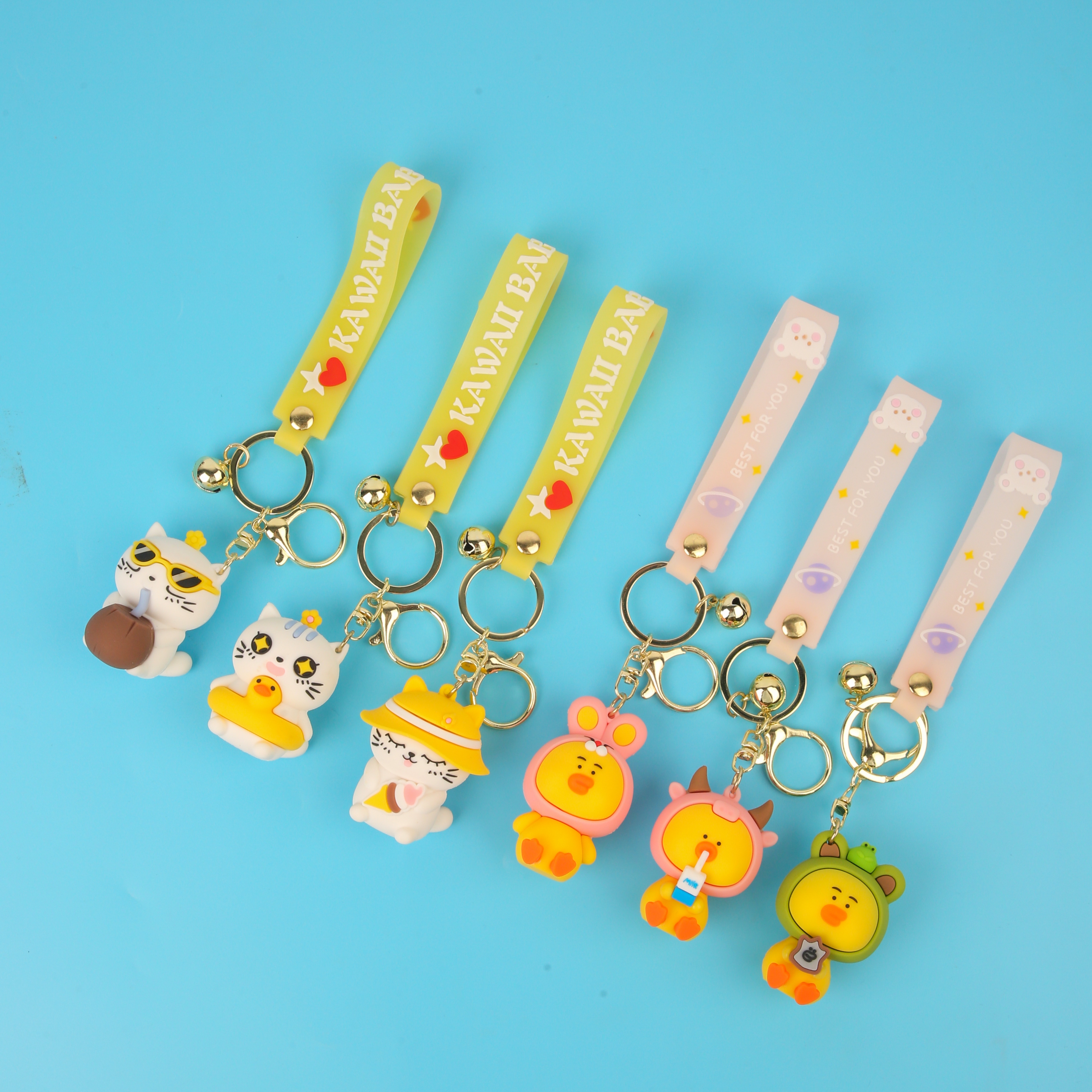 卡通图案混款钥匙扣