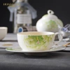 Huaguang National Porcelain Spring Full Garden Cup and Pot Set, Bone China Tea Set, Home Gift Box Specification image