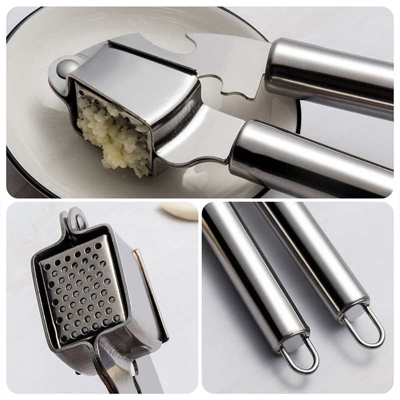 Foreign trade of stainless steel garlic press Item Picture