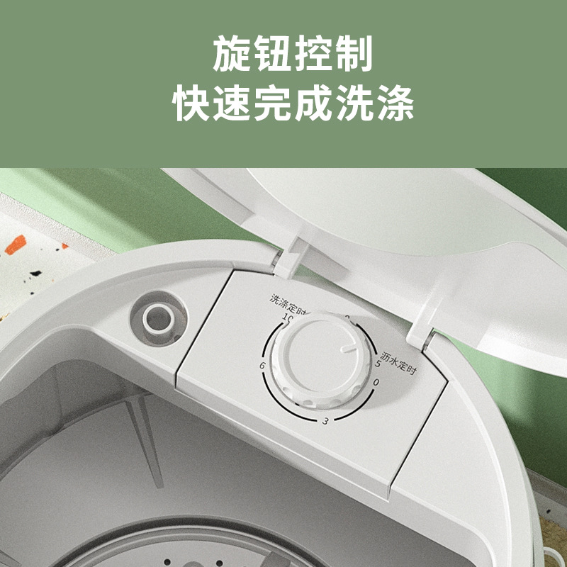 Export of mini semi-automatic washing machines details Picture