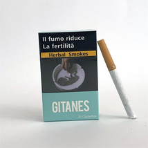 GITANES茶烟茶替烟品粗支茶叶烟茶制代烟产品不含尼古丁工厂直销椰子口味