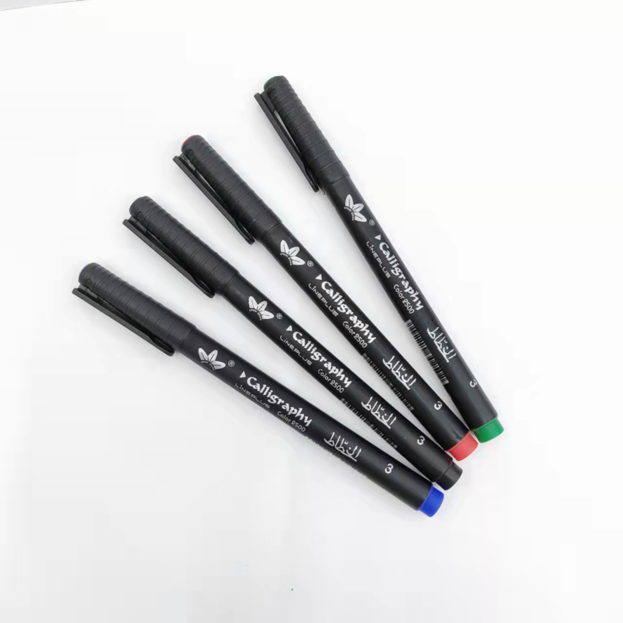 4-color water-based pens for smooth writing and marking of key points, office supplies details Picture