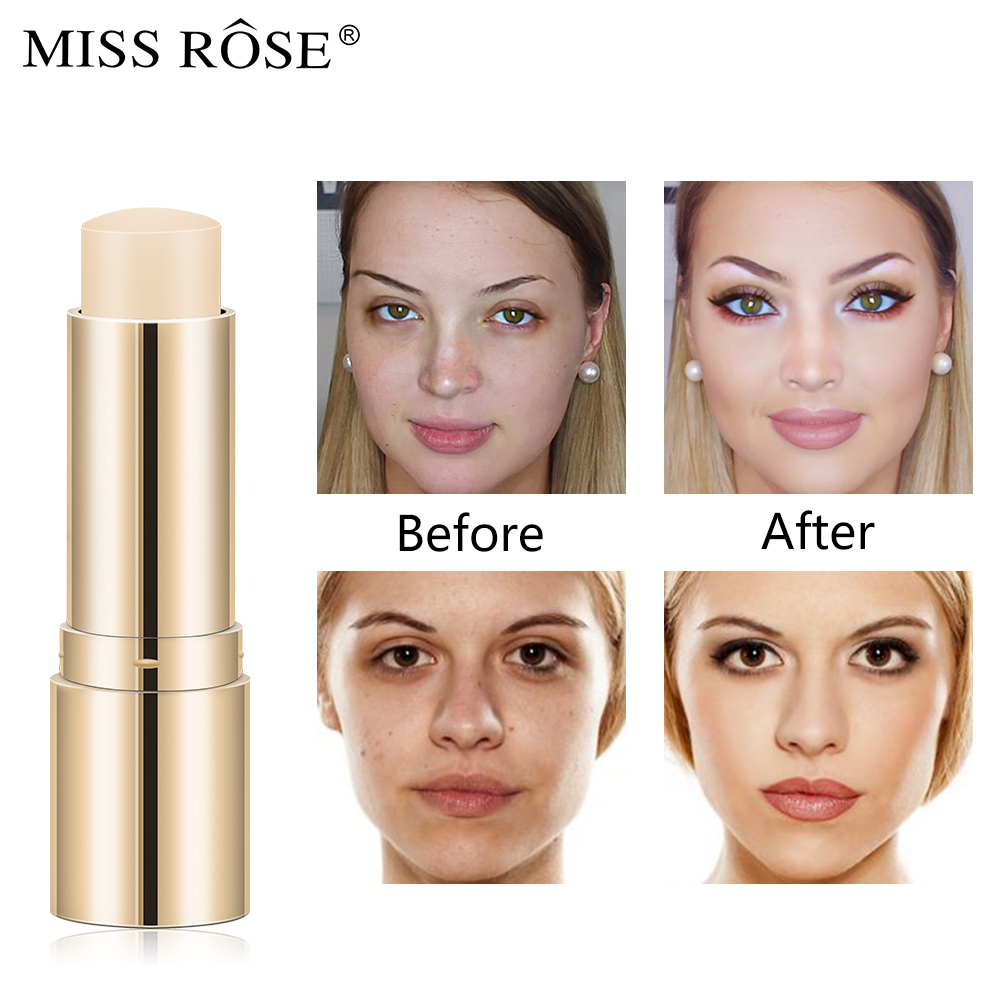 MISS ROSE单色小金管遮瑕修容棒跨境彩妆脸部立体修颜遮瑕