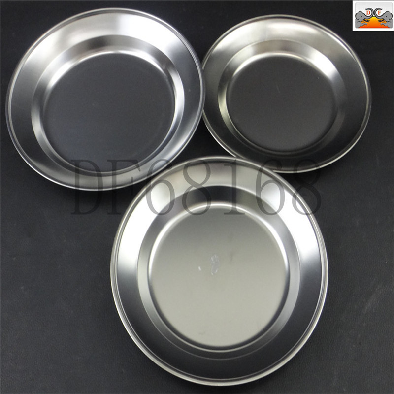 DF 68168 magnetic plate, stainless steel plate, high appearance level, round plate, straw hat plate, Korean noodle plate, home pasta salad plate, golden dinner plate, shallow DF TRADING HOUSE