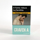 CRAVEN A茶烟男女通用不含尼古丁粗支替烟品绿色茶制代烟工厂直销 陈皮口味