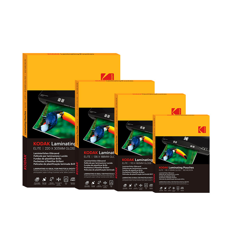 KODAK Kodak plastic film, card guard film, 7-thread photo paper, paper film, photo laminated film, photo laminated film, A4 photo, heat plastic film details Picture