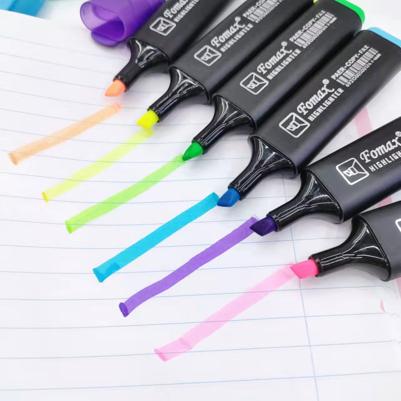 Colored highlighters, student key marking pens, notebook pens, large-capacity drawing pens Application Scenario