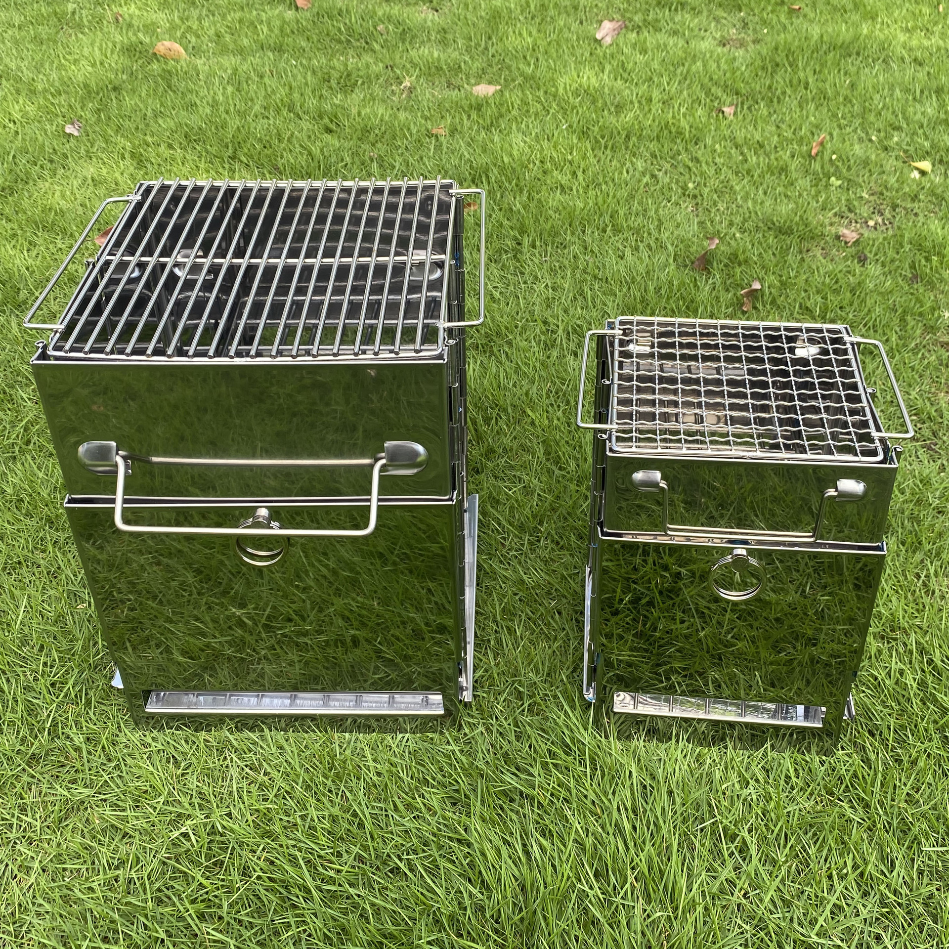 Export of stainless steel wood-fired barbecue grills