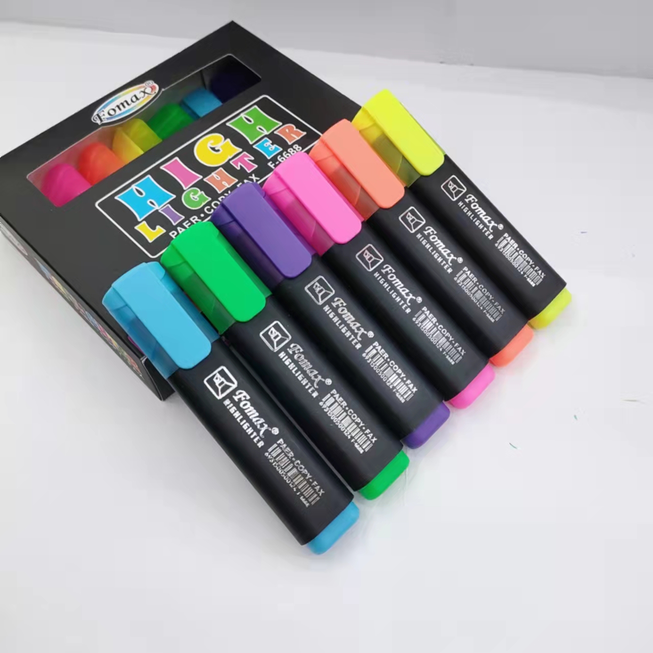 Colored highlighters, student key marking pens, notebook pens, large-capacity drawing pens