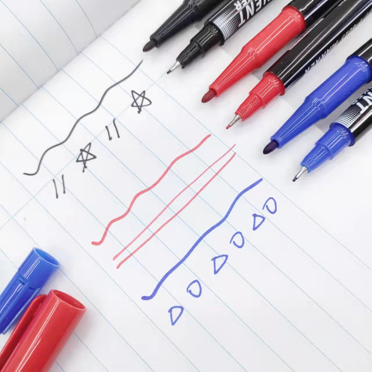 CD pen, small double-headed oil-based marker pen, outlining pen, CD pen Item Picture