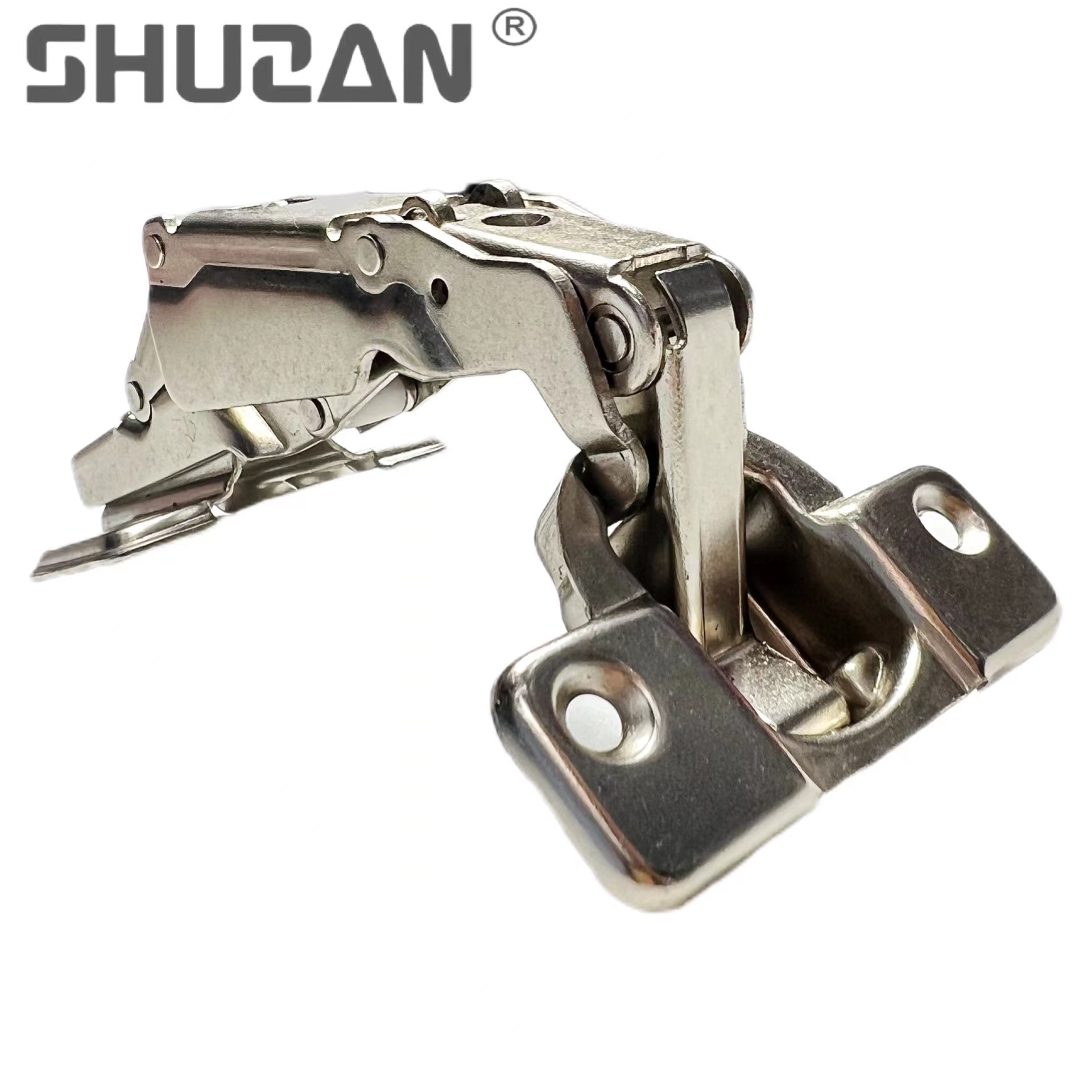 Shuzan brand 175-degree large-angle corner cabinet hinge, other hardware tools, 90-degree door opening damping hydraulic hinge, Angle hinge Item Picture