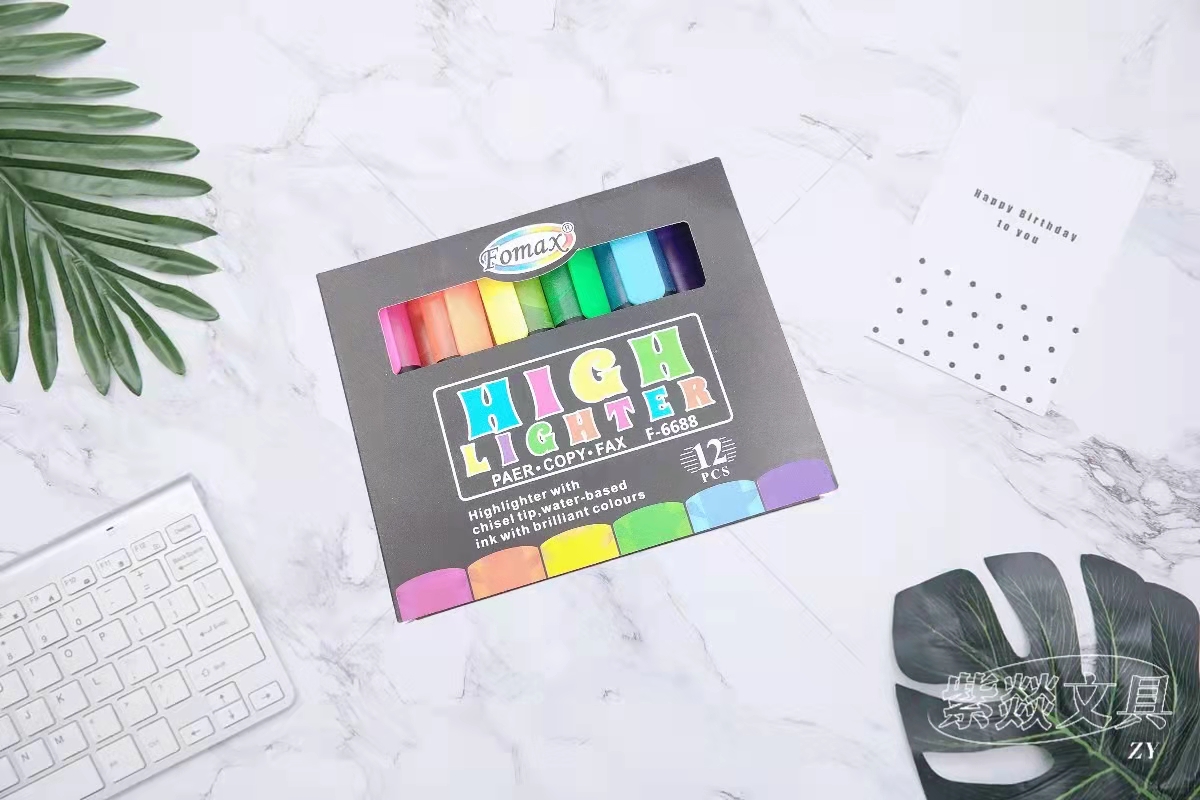 Colored highlighters, student key marking pens, notebook pens, large-capacity drawing pens Item Picture
