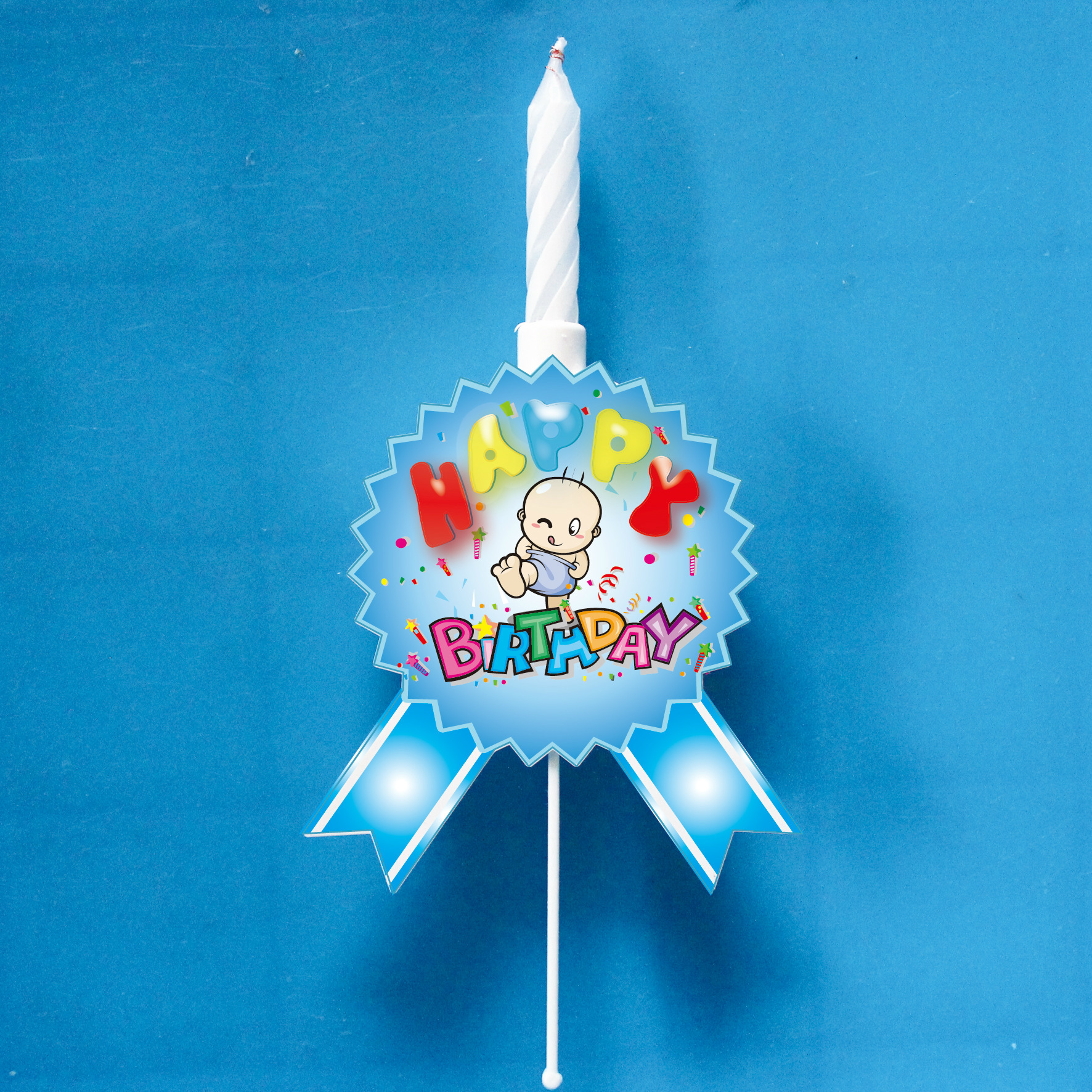 音乐蜡烛/发光电子蜡烛/唱歌蛋糕插件产品图