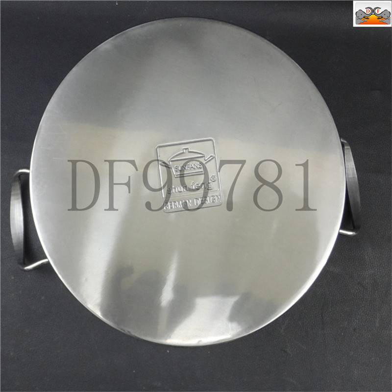 المقلاة DF99781 ذات الزوايا الثلاث المكونة من ثلاث قطع من الفولاذ غير القابل للصدأ، المقلاة الصغيرة DF Trading House للأفران الكهربائية الخاصة بالفنادق details Picture
