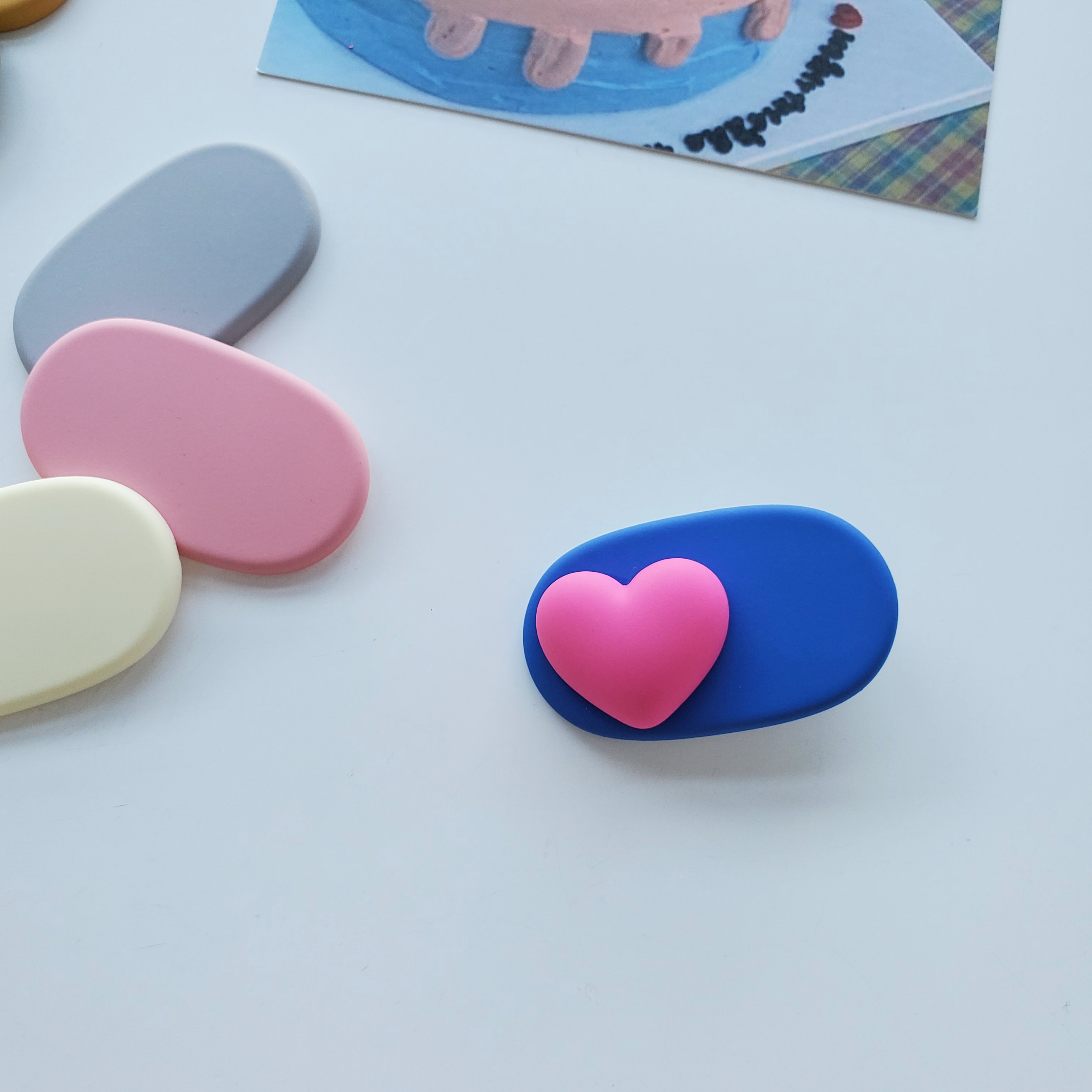Chen Ming Accessories' new best-selling items include candy, rubber, oval, flat-bottom hair clips, headwear, phone cases, patches, clothing materials and accessories Item Picture