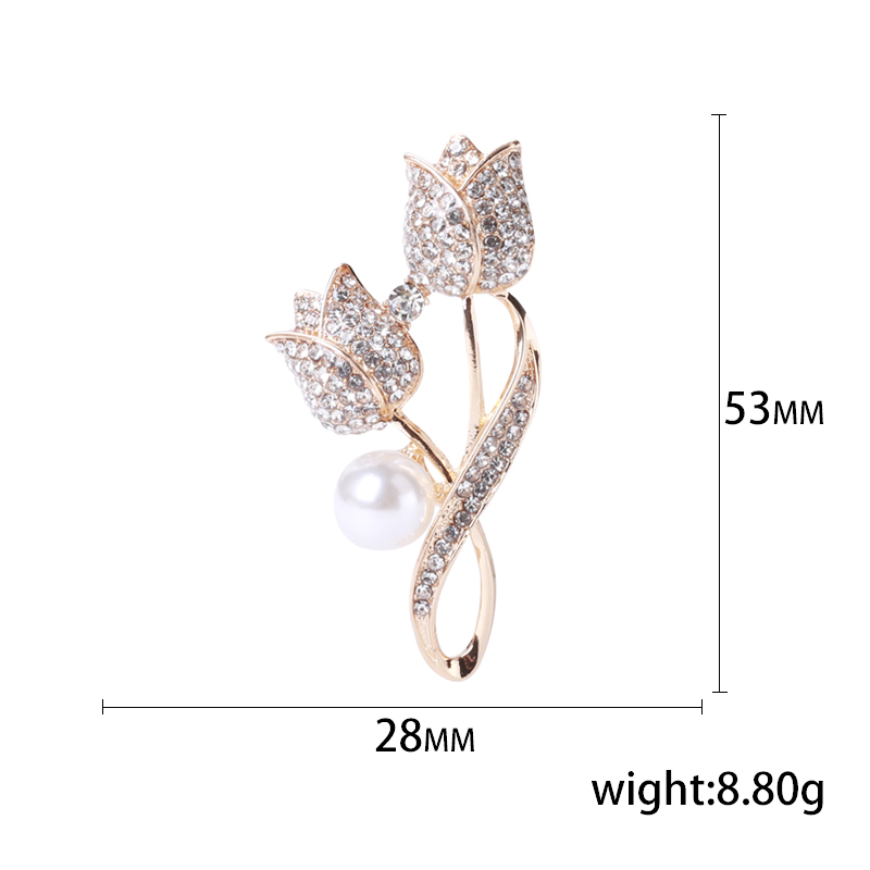 Factory direct sales of creative and light luxury Korean version new best-selling cartoon water diamond purple gold flower dragonfly light luxury water diamond creative retro brooch simple and fashionable accessory pin in stock Application Scenario