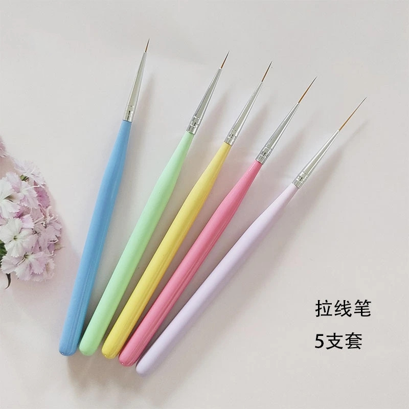 Specializing in selling 5-color Macaron drawstring pens, outlining pens, extremely fine Japanese nail art pens, and nail art sets shanilak