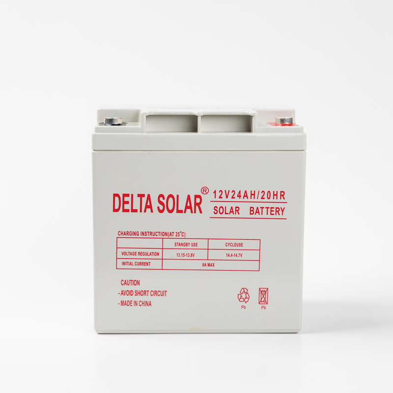 Solar cell gel battery 12V24Ah