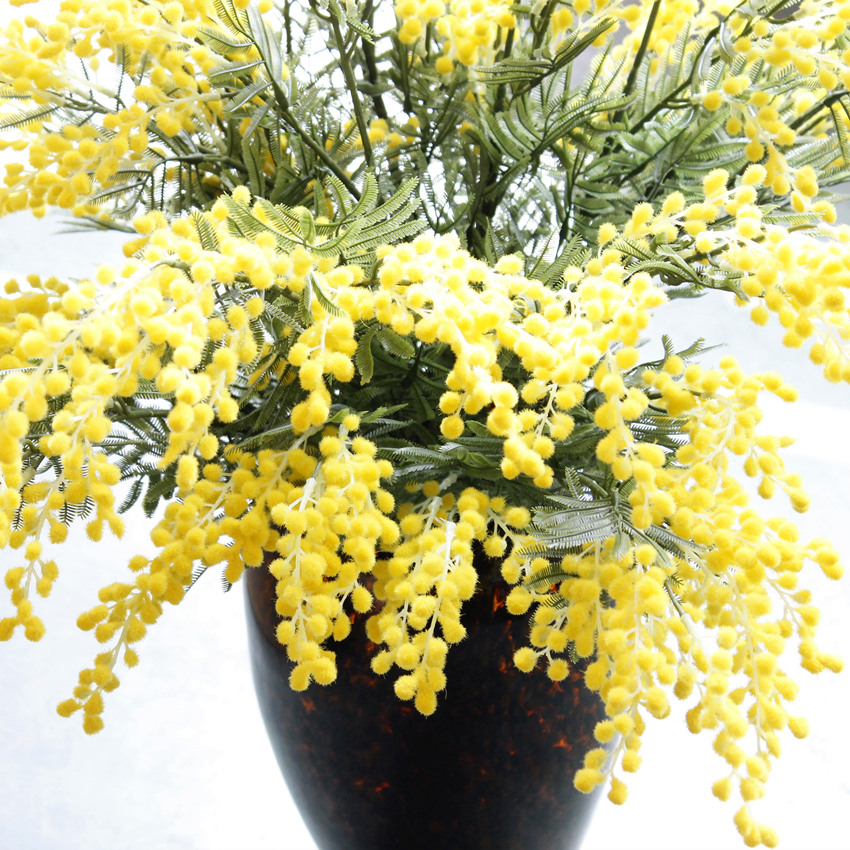 "Zhi MAO Wang Cherry Blossom High-end Home Decoration Alacia Flower Branch Zhi MAO Cherry Blossom Artificial Flower 191A. Item Picture