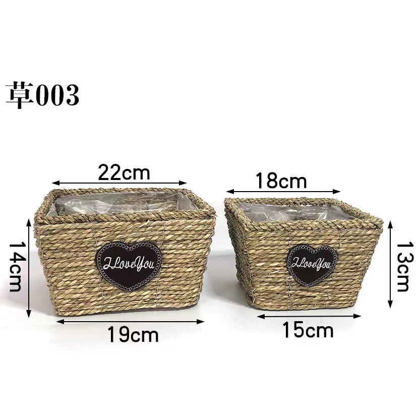 Hand-woven baskets, flower baskets, storage baskets, fruit plates, picnic baskets, straw weaving baskets, flower arrangement baskets, fruit baskets, picnic baskets, wedding gift baskets, flower art training, straw weaving baskets