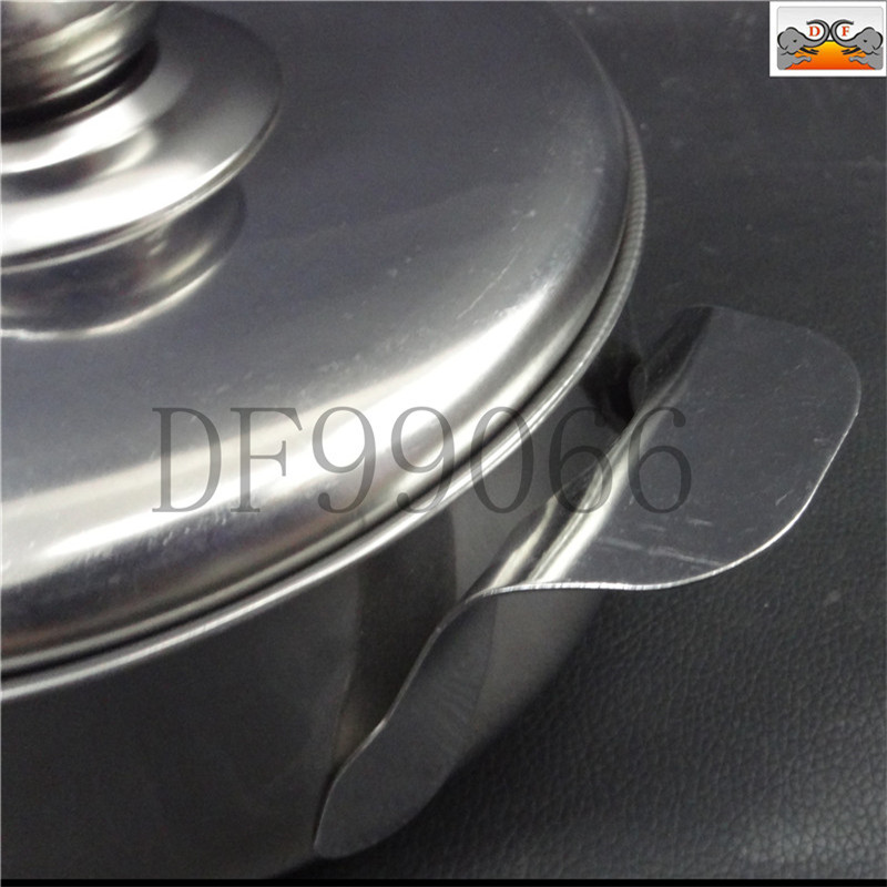 DF99066/4件套锅耳汤/4件套钢盖家用单底厨房套装/烹饪煮汤锅带盖锅/DF Trading House白底实物图