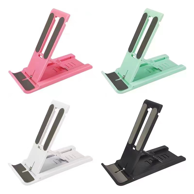 Multi-functional stand, mobile phone desktop stand, tablet heat dissipation folding stand, multi-speed Douyin lazy person telescopic live streaming stand QW128 Application Scenario