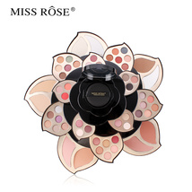 MISS ROSE黑色大梅花彩妆盘跨境多功能彩妆套装全套组合