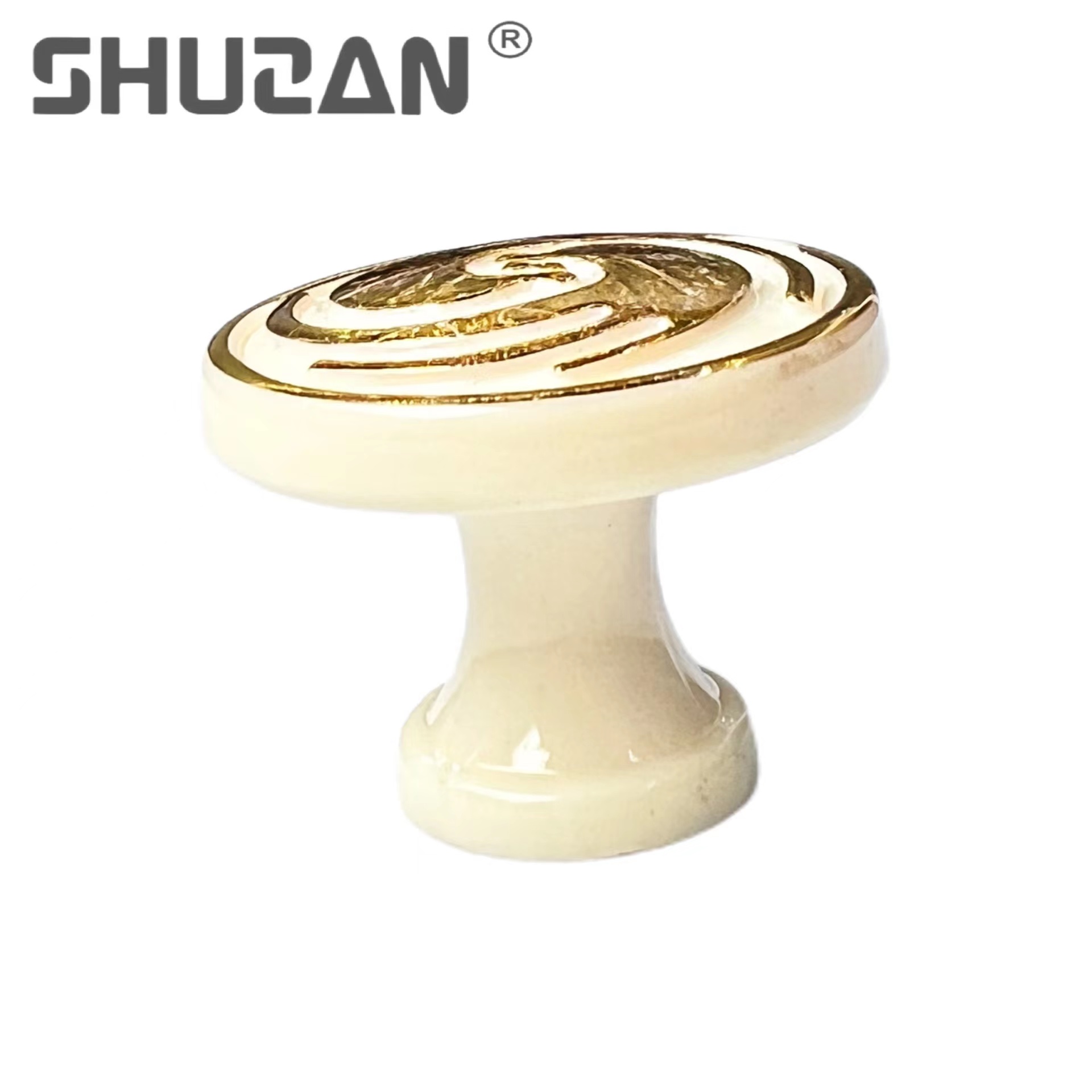 Shuzan high-quality brand, modern and simple plastic handle, high-end single-hole mini home wardrobe, cabinet door handle, light, durable XB203, other hardware tools, single-lock handle