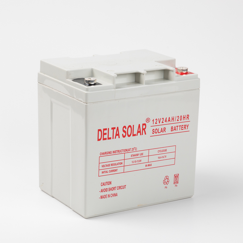 Solar cell gel battery 12V24Ah details Picture