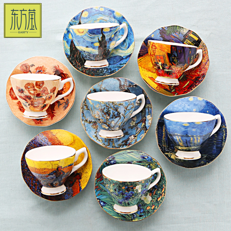 咖啡杯碟/下午茶/陶瓷咖啡杯产品图
