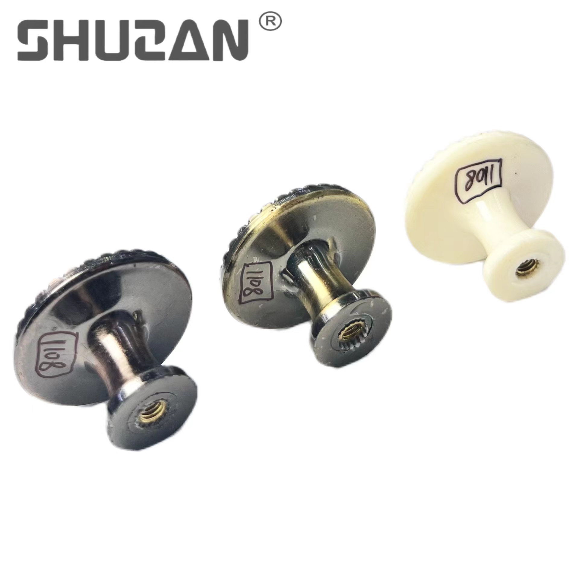 Shuzan Classic brand European modern simple antique copper wardrobe handle, drawer, cabinet door, antique cabinet door, small handle, single-hole design XC305, other hardware tools, single-lock handle details Picture