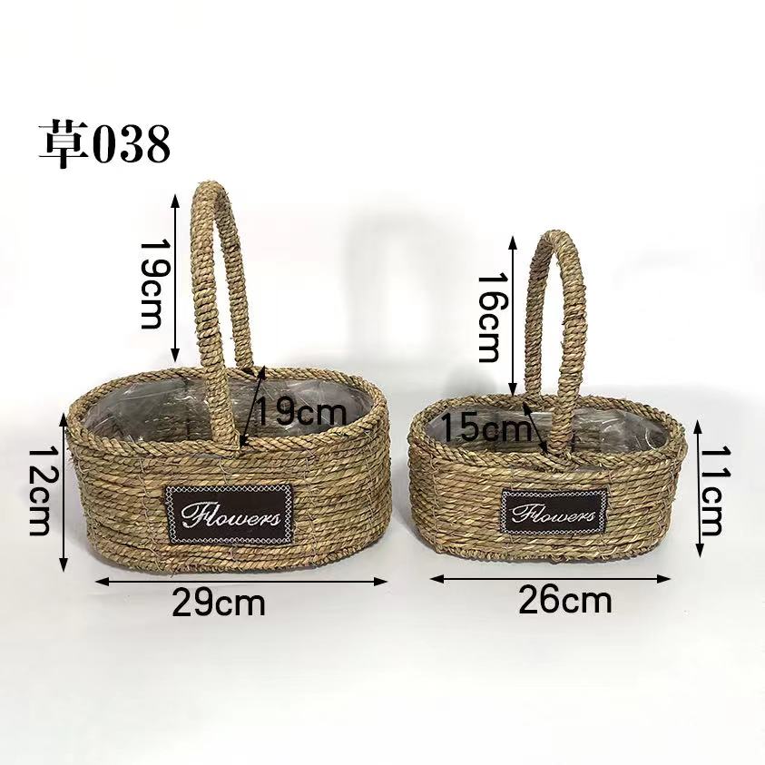 花篮/手工编织篮/收纳筐产品图