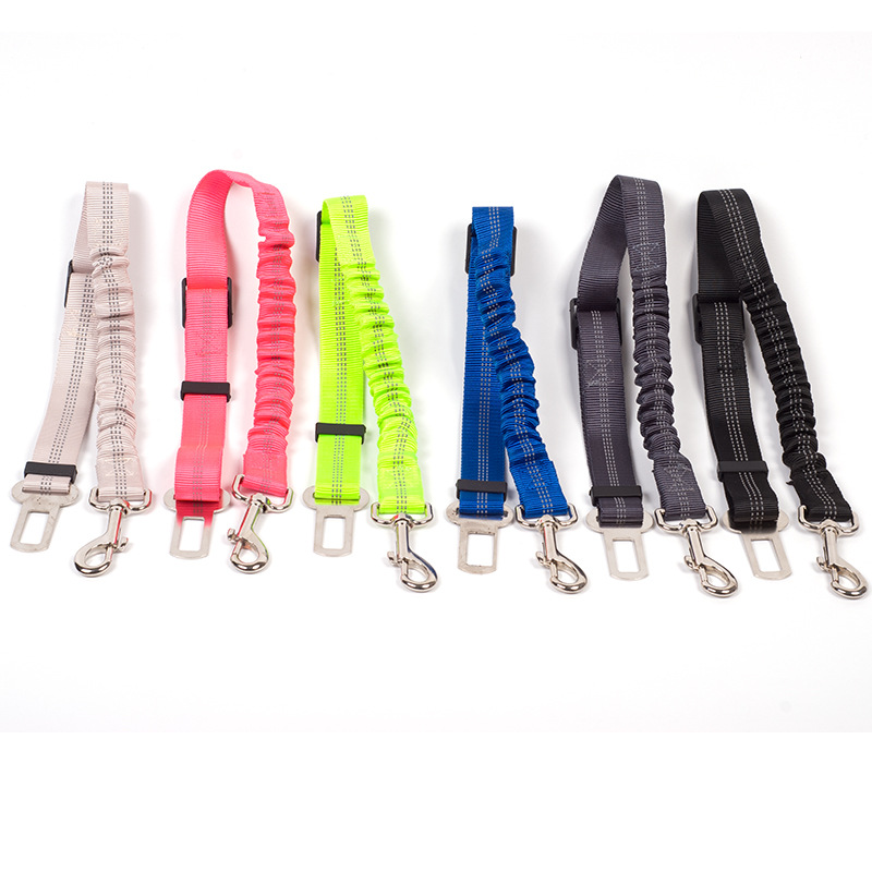 Dog car seat belt reflective tow rope for export Specification image
