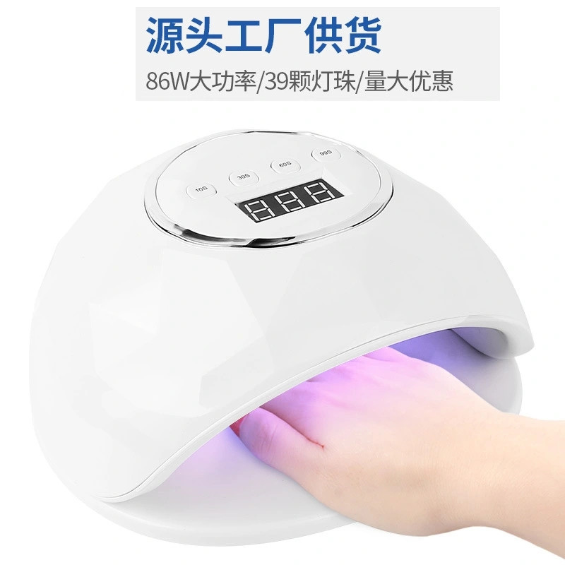 F6 nail art lamp manufacturer wholesale 86W nail art machine uv lamp led light therapy machine sensor nail baking lamp shanilak