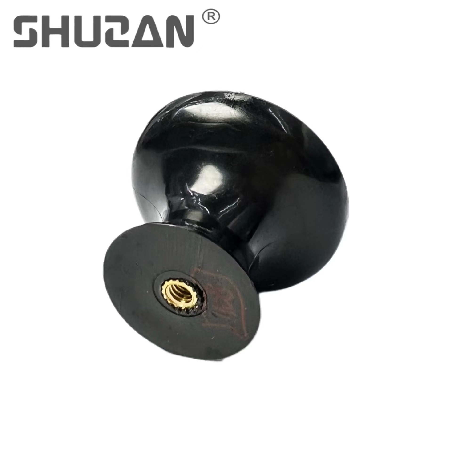 Shuzan, a well-known brand, offers a simple and pure white handle with black edges. It is a modern black single-hole cabinet, drawer, wardrobe door, and hardware handle wholesale. It is of high quality X202. Other hardware tools and single-lock handles Specification image