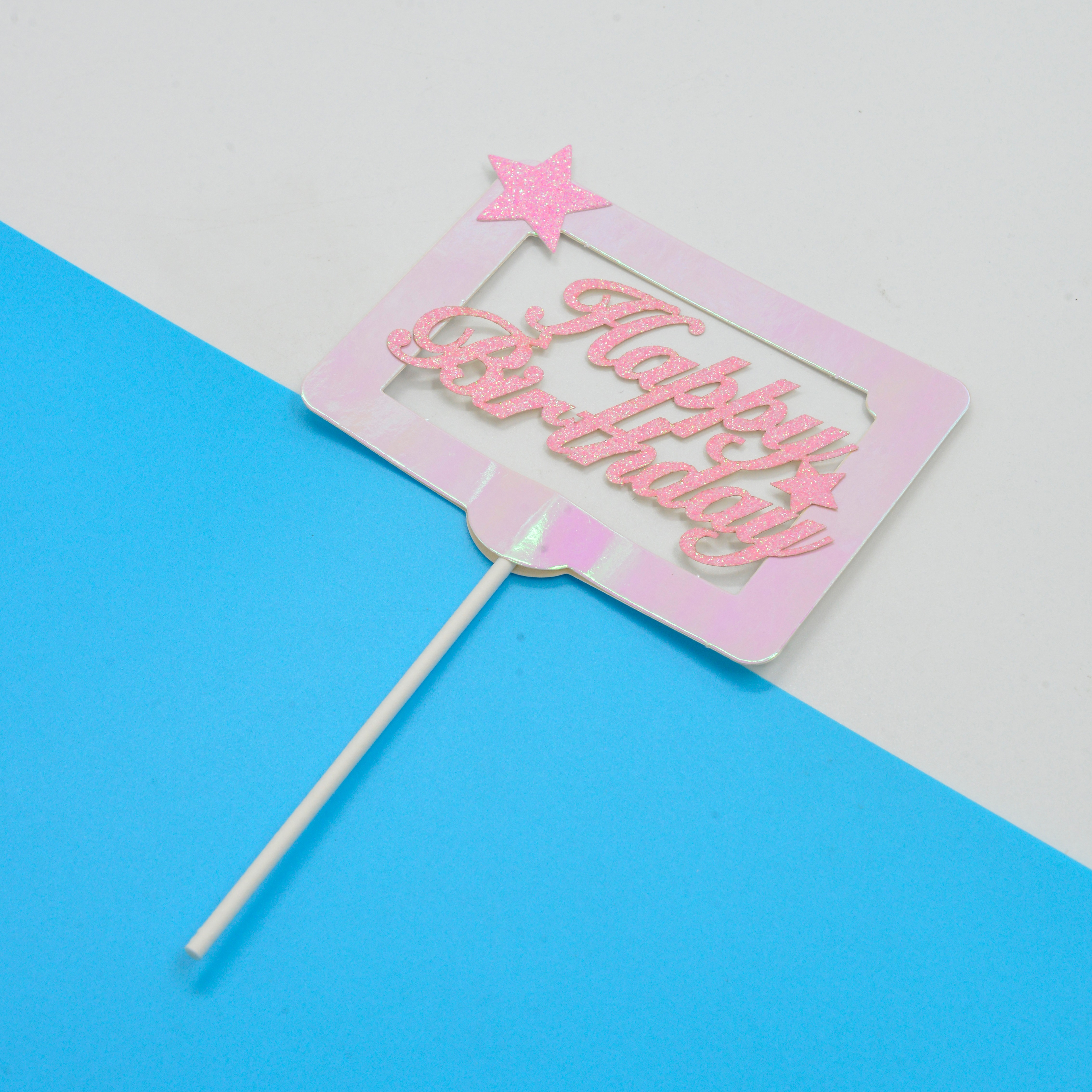 "Internet celebrity cake plugin, cake decoration, Happy Birthday letter set. details Picture