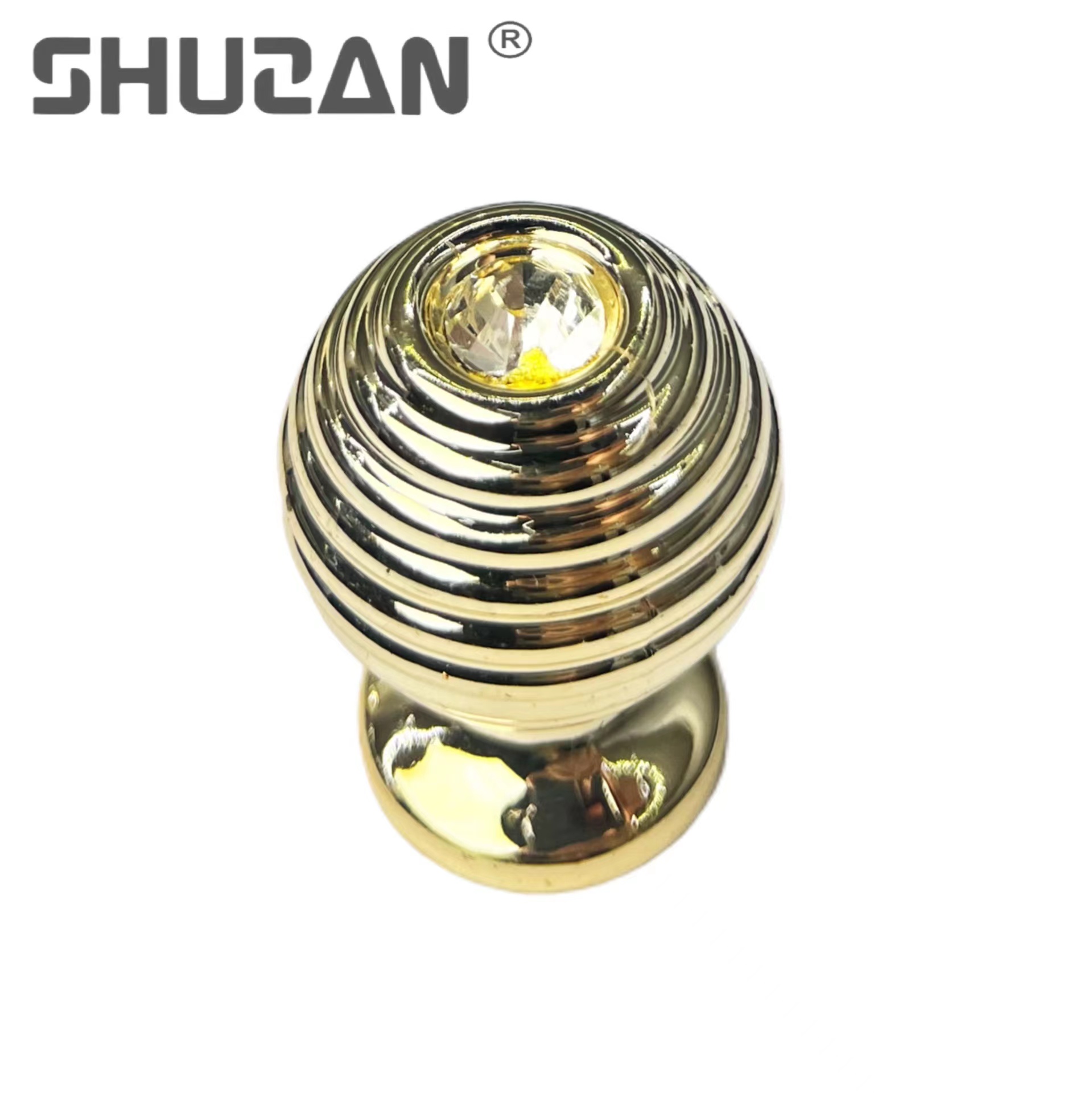 Shuzan unknown brand spherical solid plastic single-hole small handle, modern and simple style cabinet drawer door handle, practical type A001, other hardware tools single-lock handle Specification image