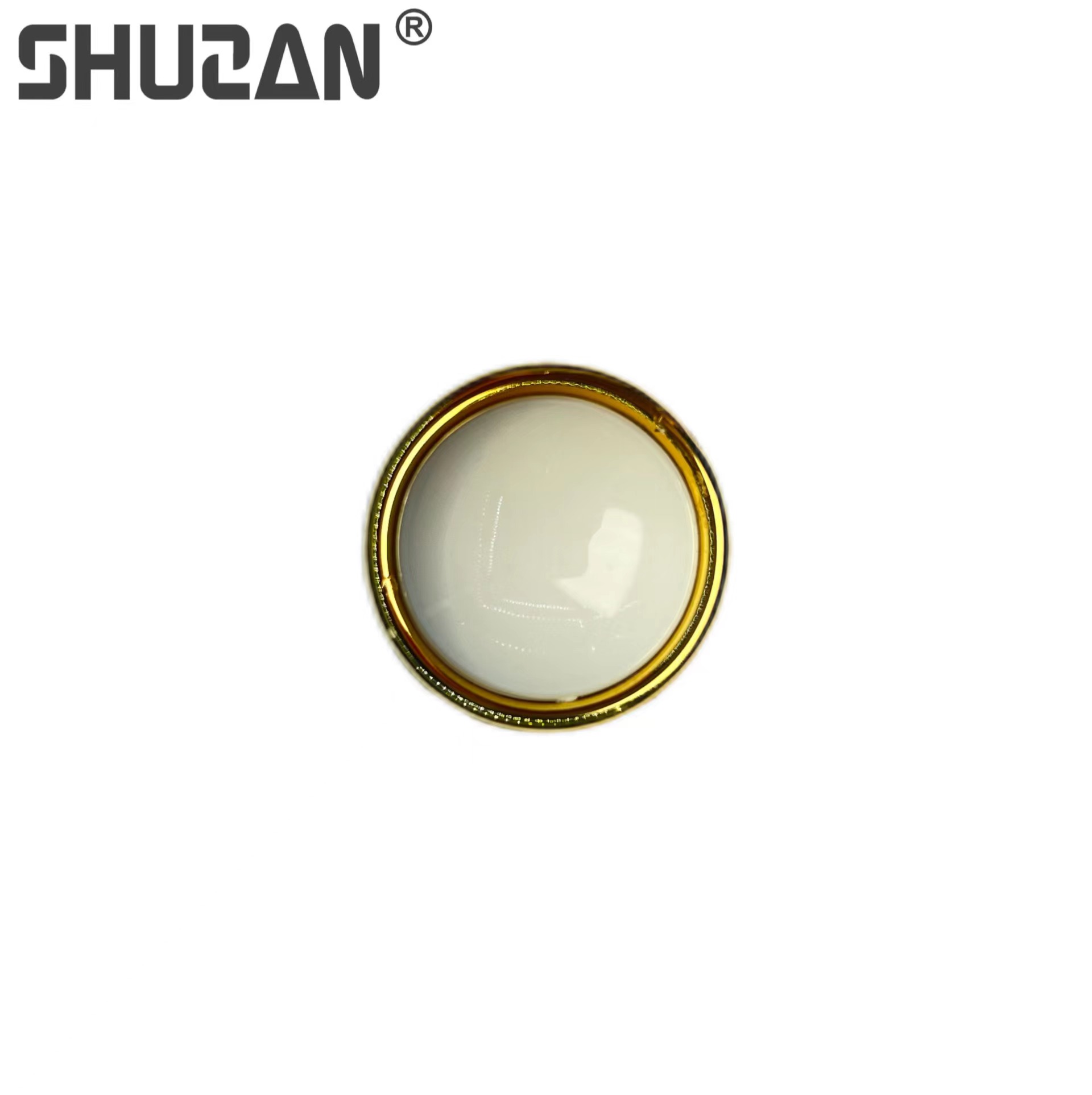 Shuzan modern and simple white 304 handle single-hole mini home wardrobe and cabinet door handle, exquisite and durable X202 other hardware tools single-lock handle