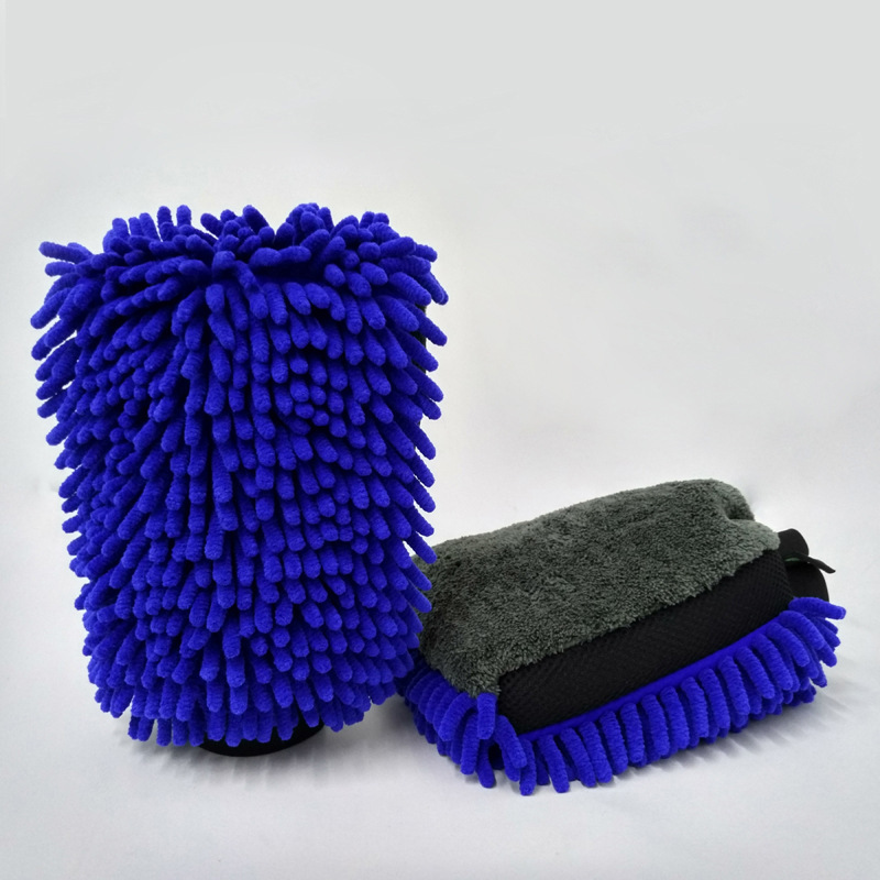 Chenier multi-purpose cleaning gloves, Chenier car wash gloves, microfiber waterproof car cleaning gloves, coral velvet car beauty, kitchen and home cleaning gloves, QW132